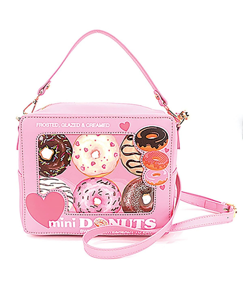 Donut Box Crossbody Bag - Unique Vintage - Womens, ACCESSORIES, HANDBAGS
