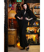 Elle Rebel Black Cape Sleeve Maxi Dress - Unique Vintage - Womens, DRESSES, MIDI