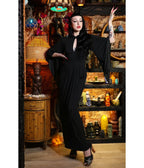 Elle Rebel Black Cape Sleeve Maxi Dress - Unique Vintage - Womens, DRESSES, MIDI