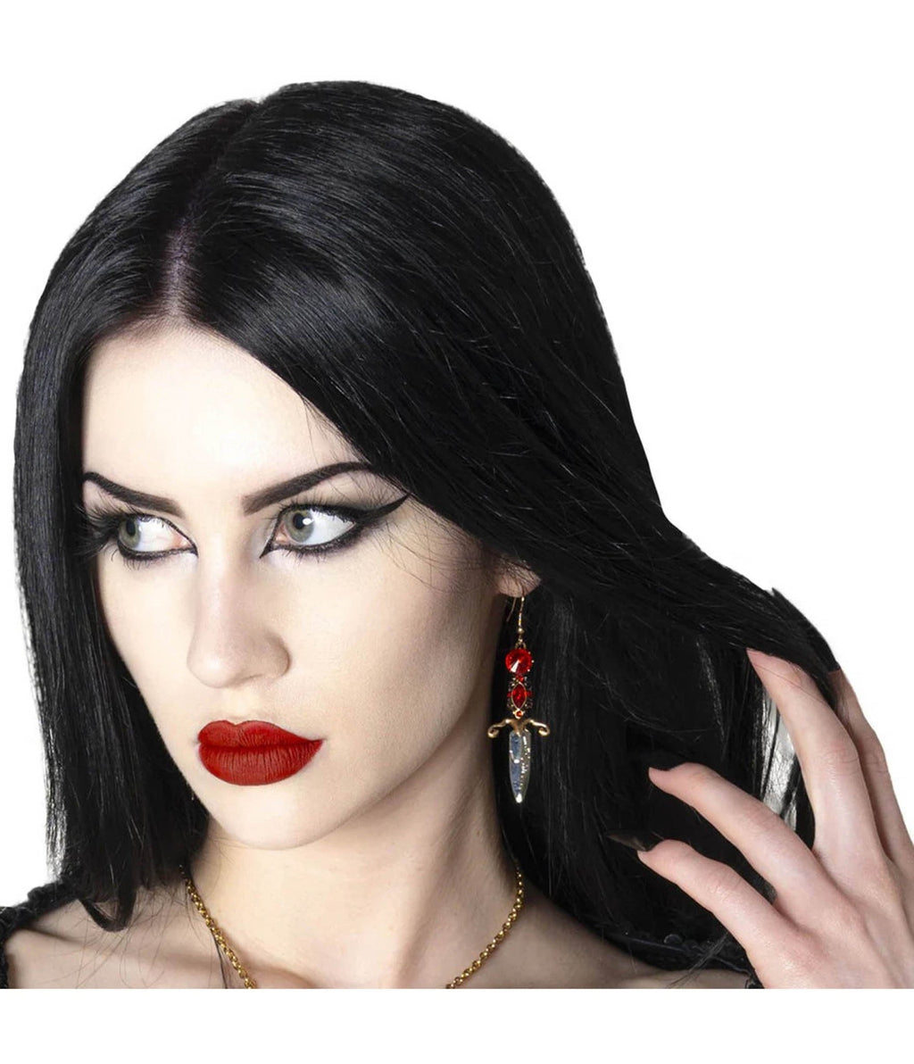 Elvira Dagger Earrings - Unique Vintage - Womens, ACCESSORIES, JEWELRY