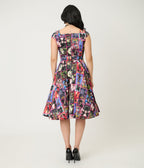 Elvira x Magnolia Place Comics Swing Dress - Unique Vintage - Womens, DRESSES, SWING