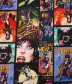 Elvira x Unique Vintage Elvira Comic Mens Shirt - Unique Vintage - Mens, TOPS, WOVEN TOPS