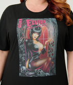Elvira x Unique Vintage Elvira Comic Unisex Graphic Tee - Unique Vintage - Unisex, Tops, Knit Tops