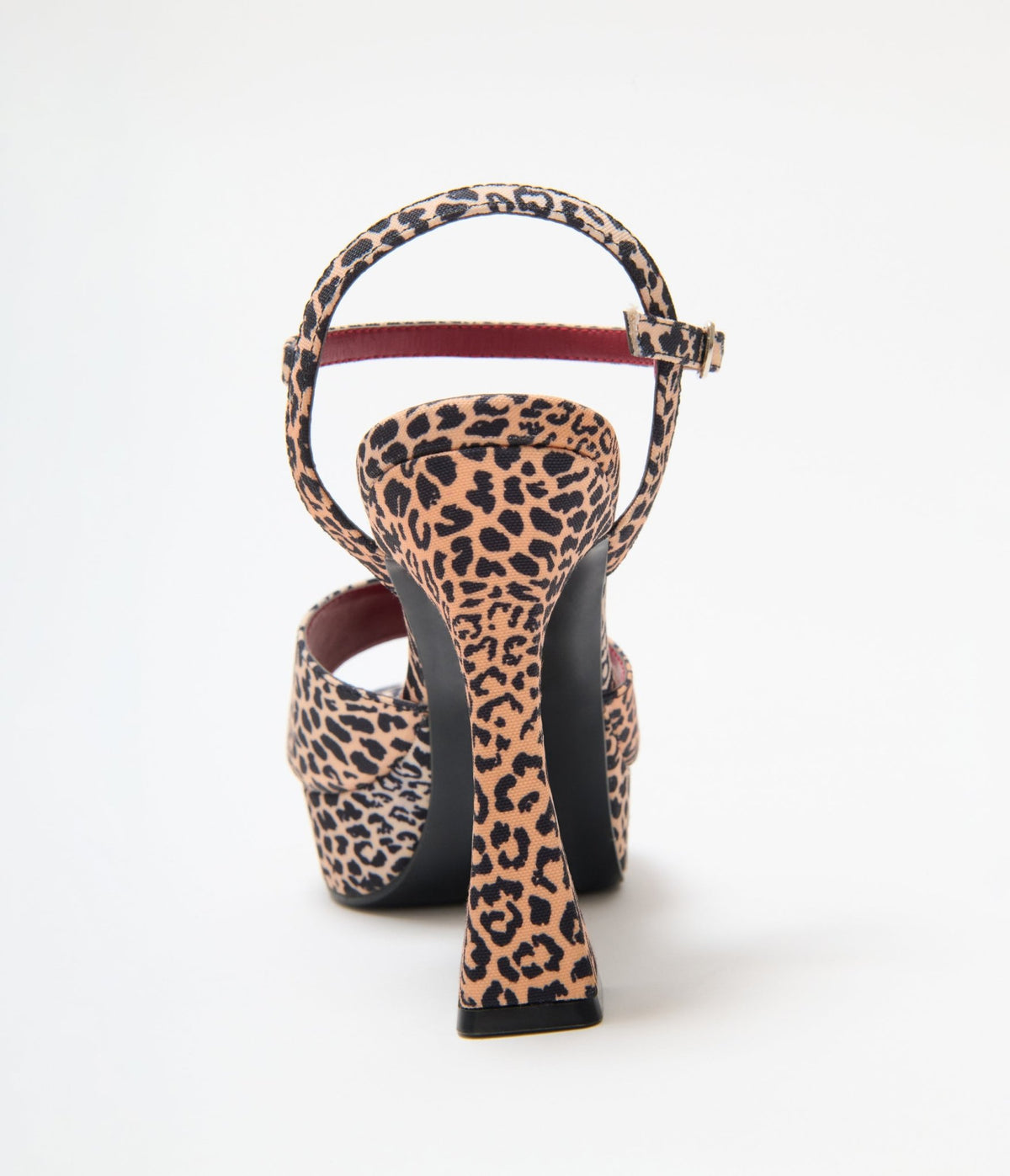 Elvira x Unique Vintage Leopard Print Platform Heels - Unique Vintage - Womens, SHOES, HEELS
