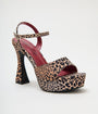 Elvira x Unique Vintage Leopard Print Platform Heels