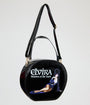 Elvira x Unique Vintage Mistress Of The Dark Leatherette Circle Bag