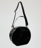 Elvira x Unique Vintage Mistress Of The Dark Leatherette Circle Bag - Unique Vintage - Womens, ACCESSORIES, HANDBAGS