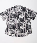 Elvira x Unique Vintage Plus Size Elvira Animated Mens Shirt - Unique Vintage - Mens, TOPS, SHIRTS
