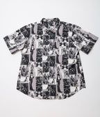 Elvira x Unique Vintage Plus Size Elvira Animated Mens Shirt - Unique Vintage - Mens, TOPS, SHIRTS