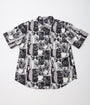 Elvira x Unique Vintage Plus Size Elvira Animated Mens Shirt
