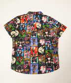 Elvira x Unique Vintage Plus Size Elvira Comic Mens Shirt - Unique Vintage - Mens, TOPS, WOVEN TOPS