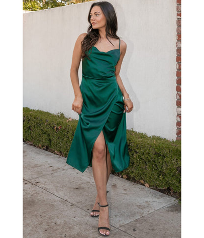 Emerald Emma Midi Dress - Unique Vintage - Womens, DRESSES, MIDI