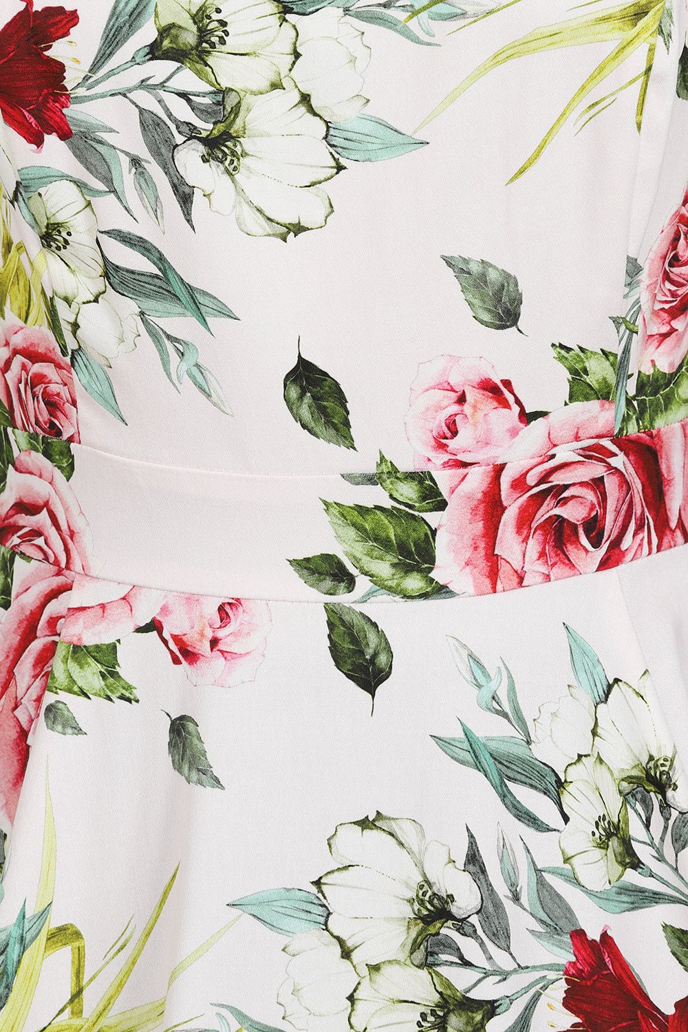 Floral Print Carole Swing Dress - Unique Vintage - Womens, DRESSES, SWING