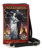 Frankenstein & Bride Book Clutch Bag - Unique Vintage - Womens, ACCESSORIES, HANDBAGS