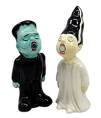 Frankenstein & Bride Ceramic Salt & Peper Shaker Set - Unique Vintage - Womens, ACCESSORIES, GIFTS/HOME