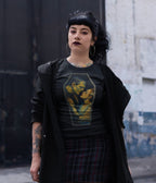 Frankenstein & His Bride Unisex Graphic Tee - Unique Vintage - Womens, GRAPHIC TEES, TEES