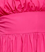 Fuchsia Evening Delights Woven Midi Dress - Unique Vintage - Womens, DRESSES, MIDI