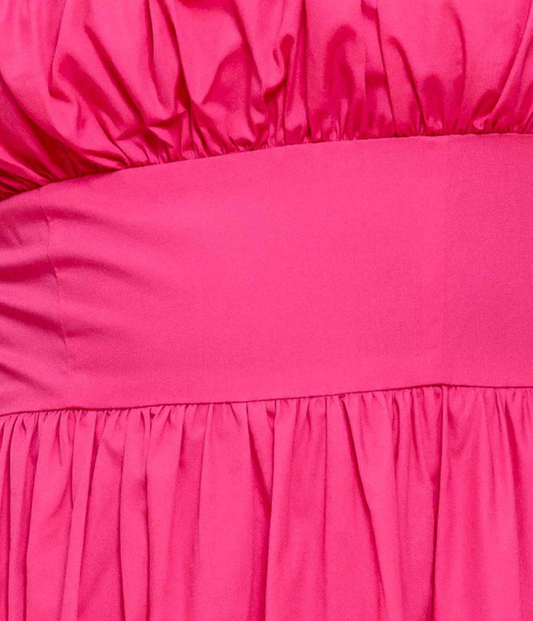 Fuchsia Evening Delights Woven Midi Dress - Unique Vintage - Womens, DRESSES, MIDI