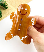 Gingerbread Man Hair Clip - Unique Vintage - Womens, ACCESSORIES, HAIR