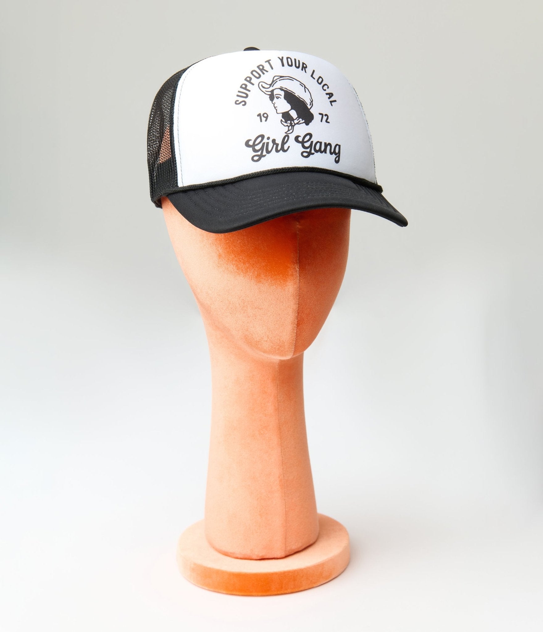 Girl Gang Trucker Hat - Unique Vintage - Womens, ACCESSORIES, HATS