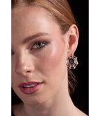 Glow-in-the-Dark Spider Web Hoop Earrings - Unique Vintage - Womens, ACCESSORIES, JEWELRY