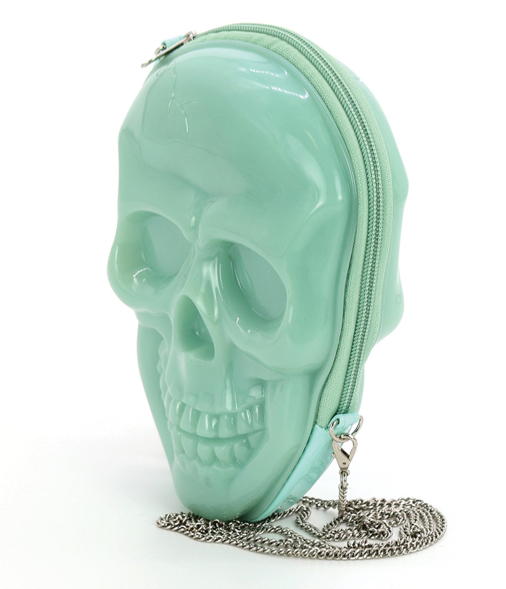 Glows in the Dark Skull Head Crossbody Bag - Unique Vintage - Womens, ACCESSORIES, HANDBAGS