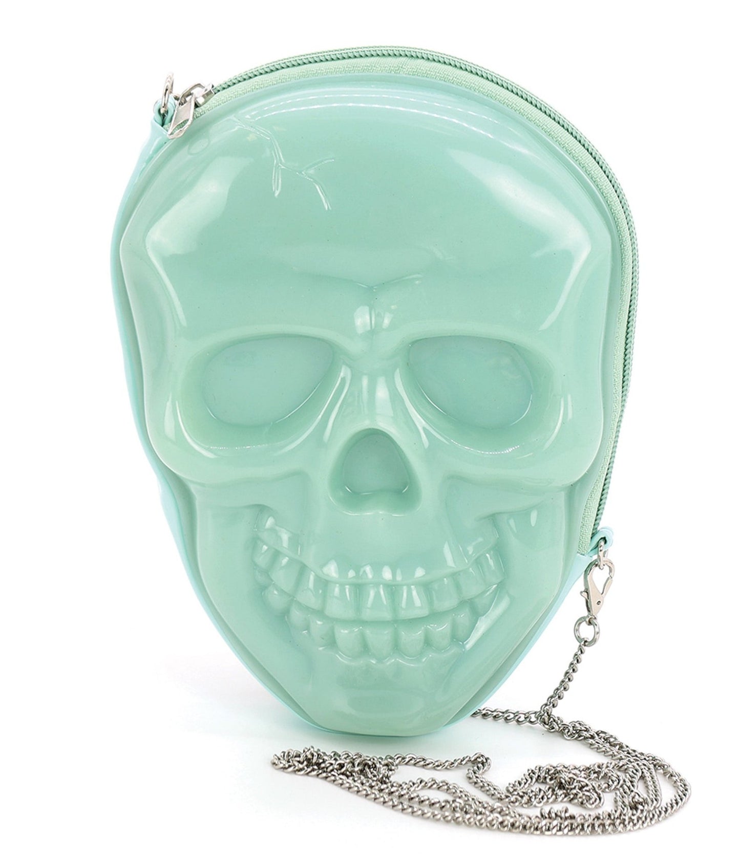 Glows in the Dark Skull Head Crossbody Bag - Unique Vintage - Womens, ACCESSORIES, HANDBAGS