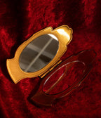 Gold Hand Shaped Compact Mirror - Unique Vintage - Mirrors