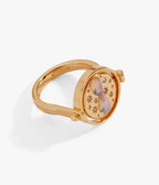 Gold Plated Harry Potter™ Time Turner Flip Ring - Unique Vintage - Womens, ACCESSORIES, JEWELRY