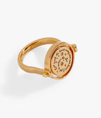 Gold Plated Harry Potter™ Time Turner Flip Ring - Unique Vintage - Womens, ACCESSORIES, JEWELRY