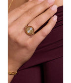 Gold Plated Harry Potter™ Time Turner Flip Ring - Unique Vintage - Womens, ACCESSORIES, JEWELRY