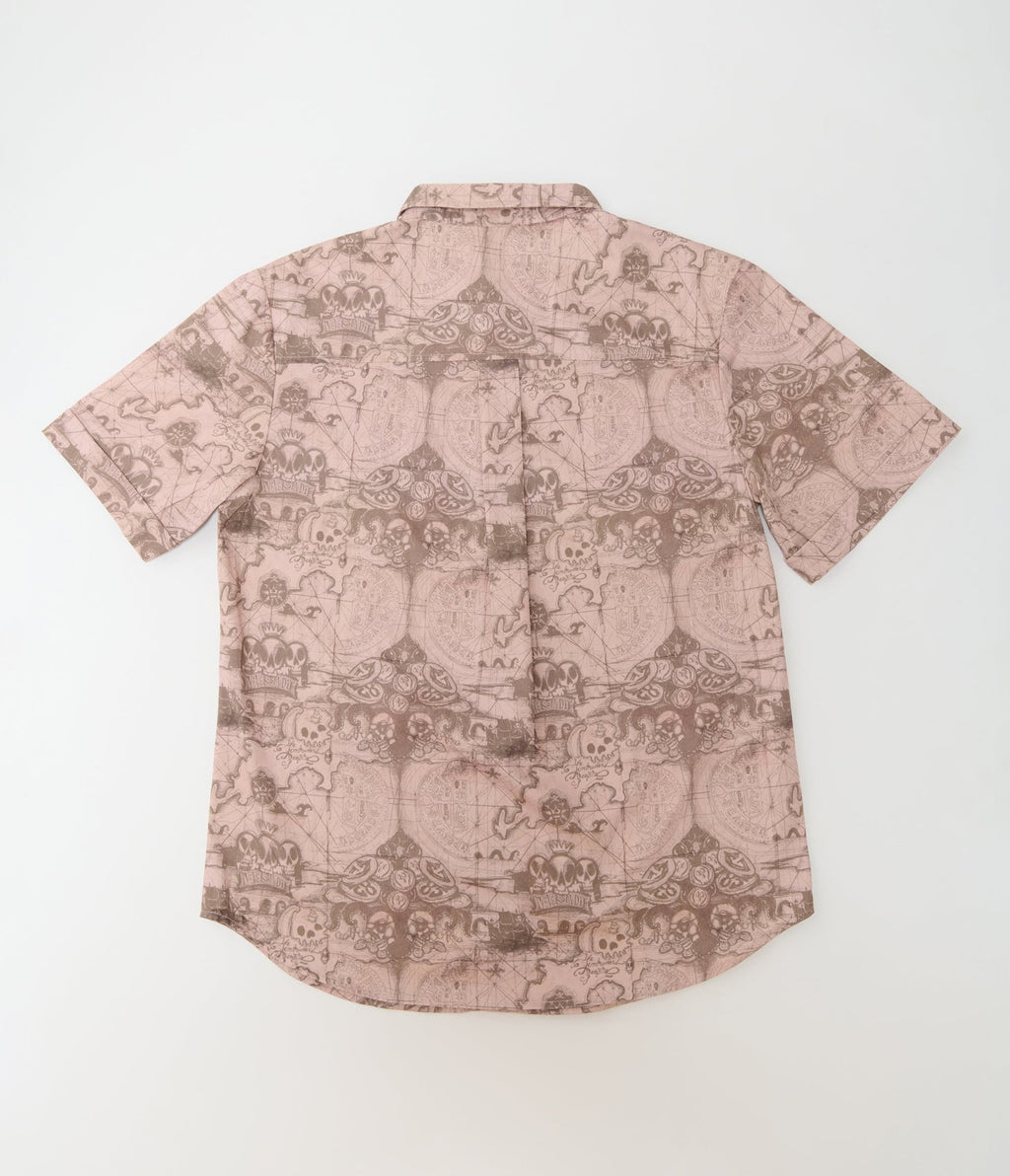 Goonies x Unique Vintage One-Eyed Willy's Map Mens Button Up Shirt - Unique Vintage - Mens Shirts
