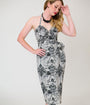 Goonies x Unique Vintage Treasure Map Leilani Sarong Dress