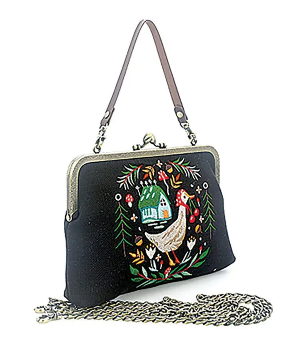 Goose & Cottage Handbag - Unique Vintage - Womens, ACCESSORIES, HANDBAGS
