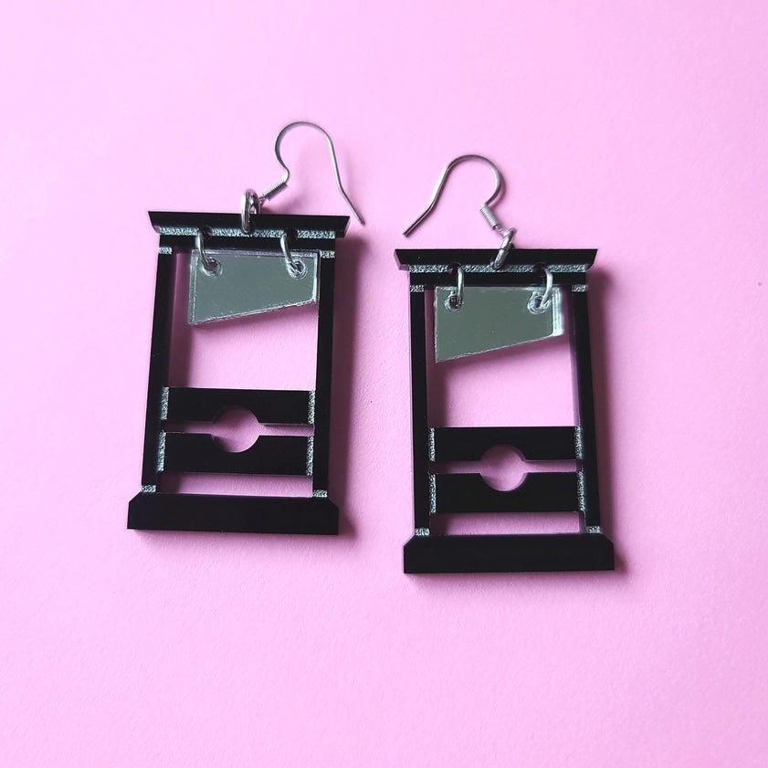 Guillotine Earrings - Unique Vintage - Womens, ACCESSORIES, JEWELRY