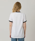 Handle Your Shit Unisex Graphic Ringer Tee - Unique Vintage - Womens, GRAPHIC TEES, TEES