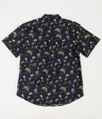 Harry Potter x Unique Vintage Black & Purple Horcruxes Mens Shirt - Unique Vintage - Womens, TOPS, WOVEN TOPS