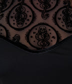 Harry Potter x Unique Vintage Plus Size Black Dark Mark Flutter Sleeve Sweetheart Top - Unique Vintage - Womens, TOPS, KNIT TOPS