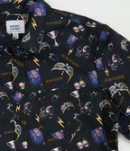 Harry Potter x Unique Vintage Plus Size Black & Purple Horcruxes Mens Shirt - Unique Vintage - Womens, TOPS, WOVEN TOPS
