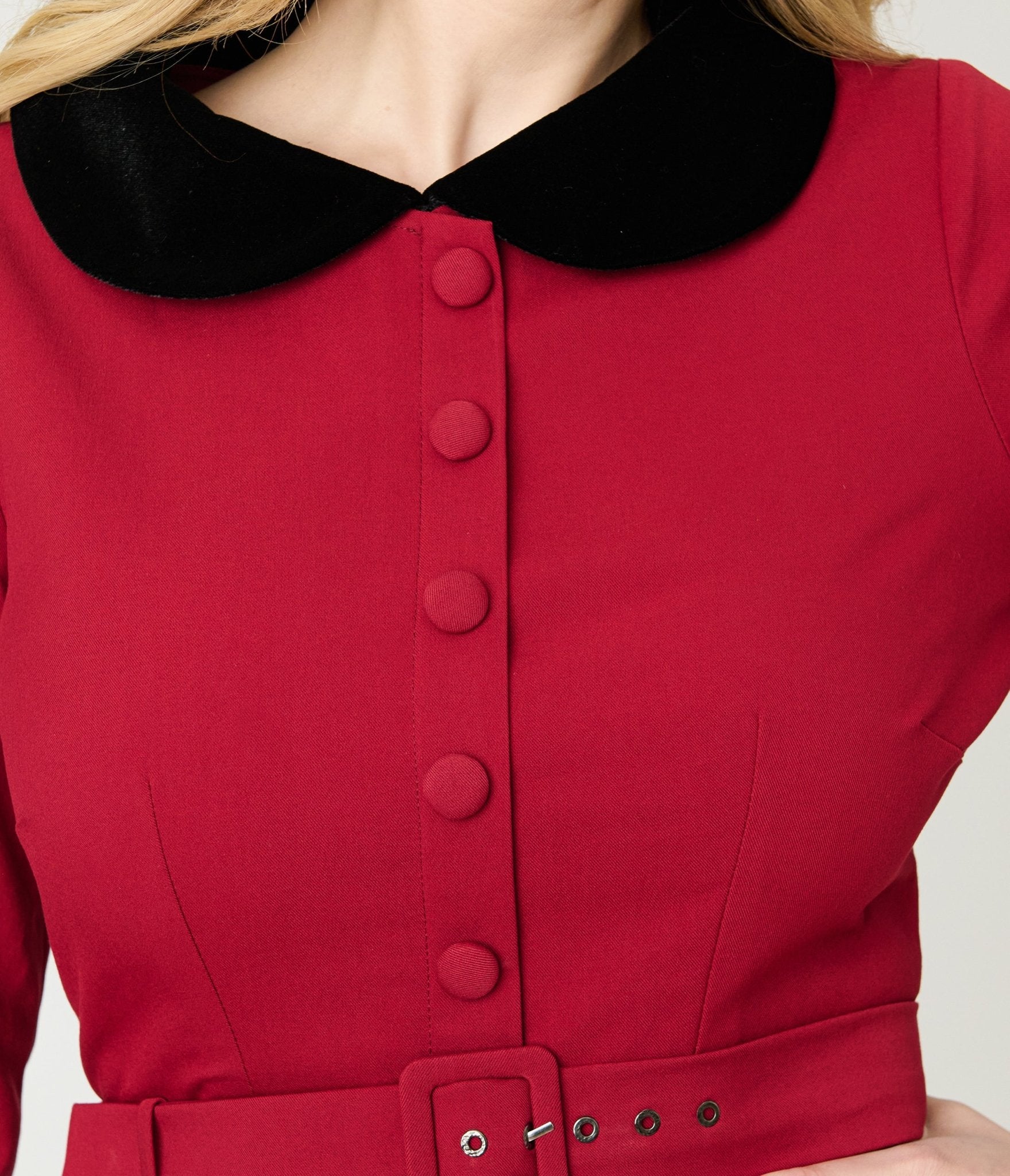 Heart My Closet Red Stella Swing Dress - Unique Vintage - 