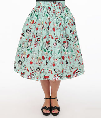 HELL BUNNY TIJUANA SKIRT