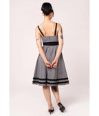 Hell Bunny Black Gingham Heart Pocket Swing Dress - Unique Vintage - Womens, DRESSES, SWING