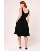 Hell Bunny Black Scorpion Western Swing Dress - Unique Vintage - Womens, DRESSES, SWING