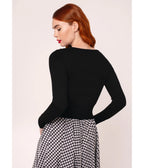 Hell Bunny Black Strawberry Francois Cardigan - Unique Vintage - Womens, TOPS, SWEATERS