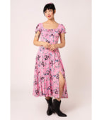 Hell Bunny Pink Ma Bohmeme Dress - Unique Vintage - Womens, DRESSES, SWING