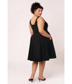 Hell Bunny Plus Size Black Scorpion Western Swing Dress - Unique Vintage - Womens, DRESSES, SWING