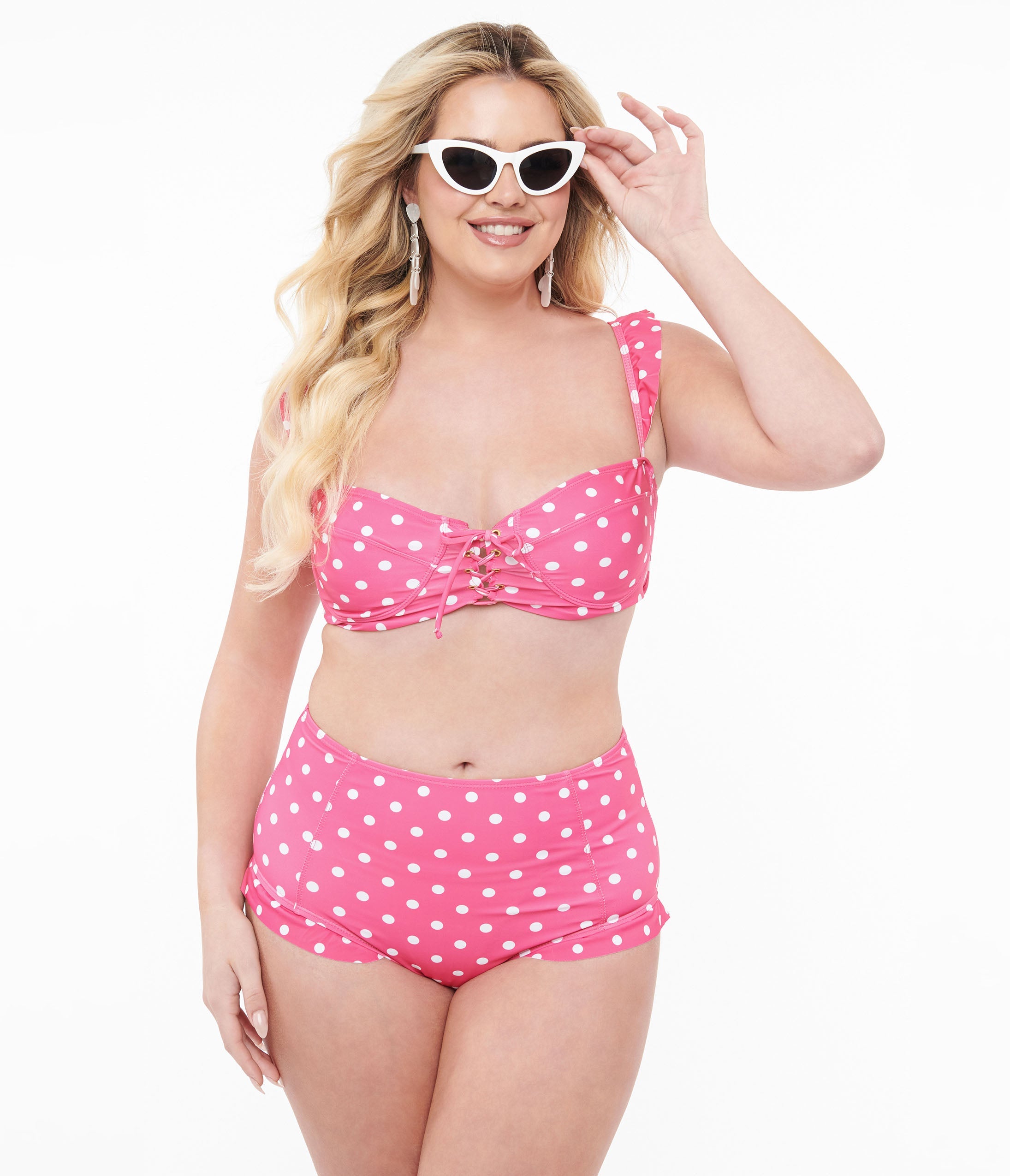 RIU Peach polka dots swimwear タグ付き新品未使用 Amazon.com: OTVEE Polka Dots on Orange Girls Swimsuit One