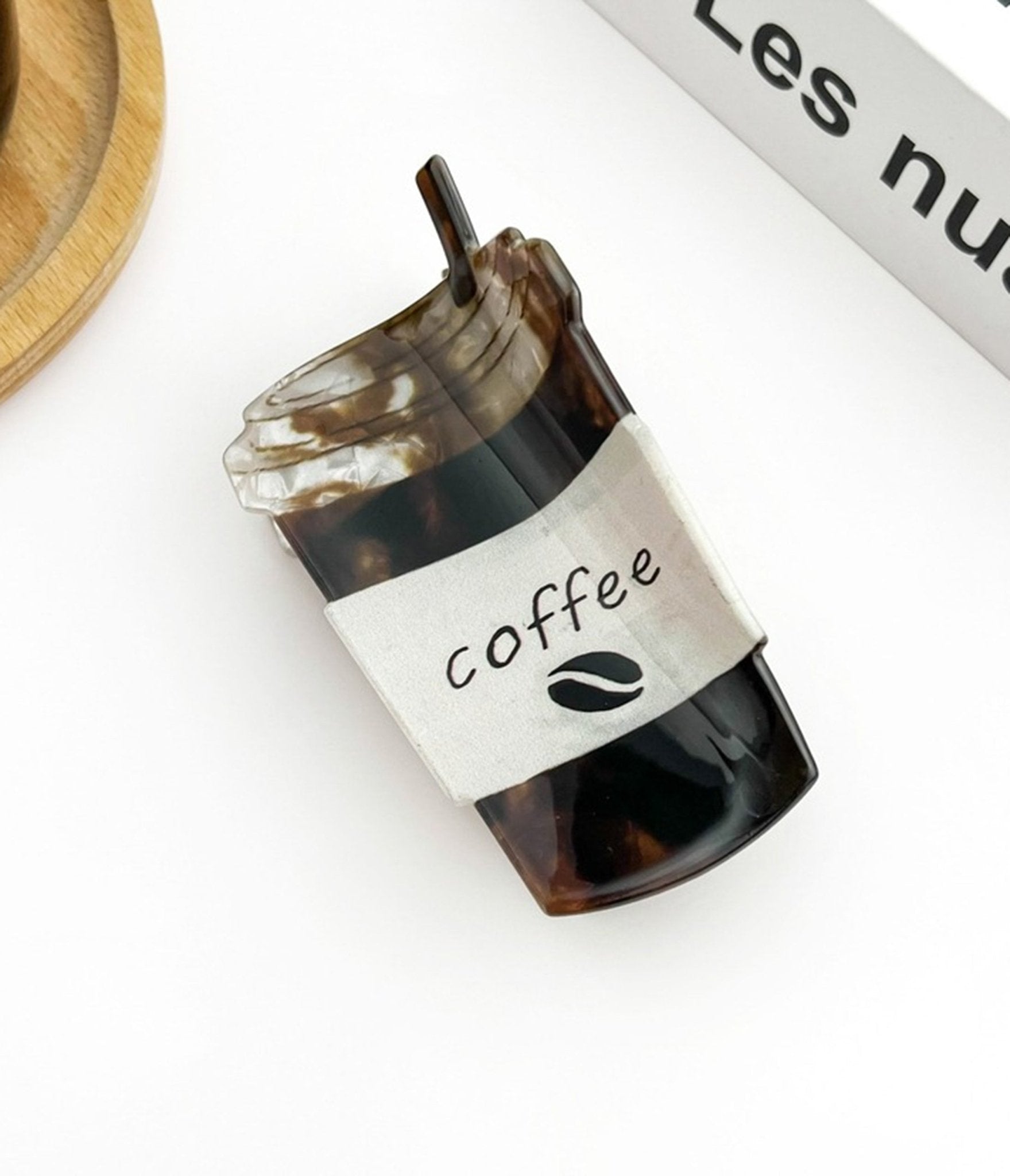 Iced Coffee Hair Clip - Unique Vintage - Womens, ACCESSORIES, HAIR