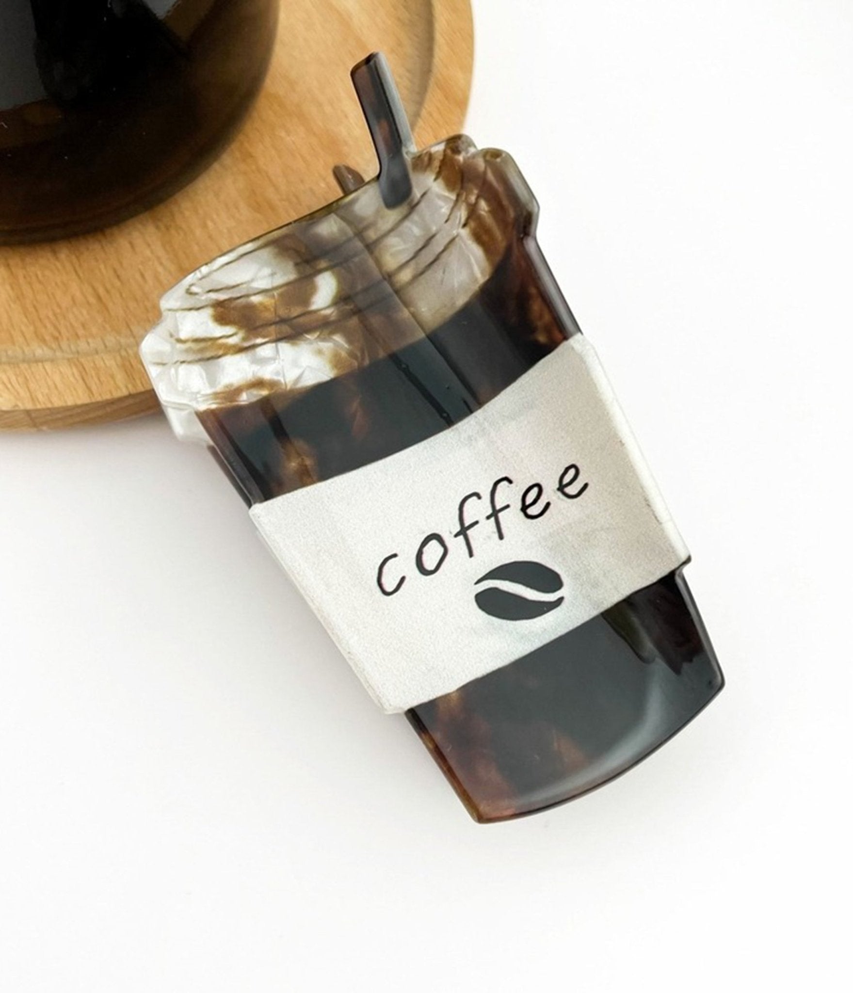 Iced Coffee Hair Clip - Unique Vintage - Womens, ACCESSORIES, HAIR