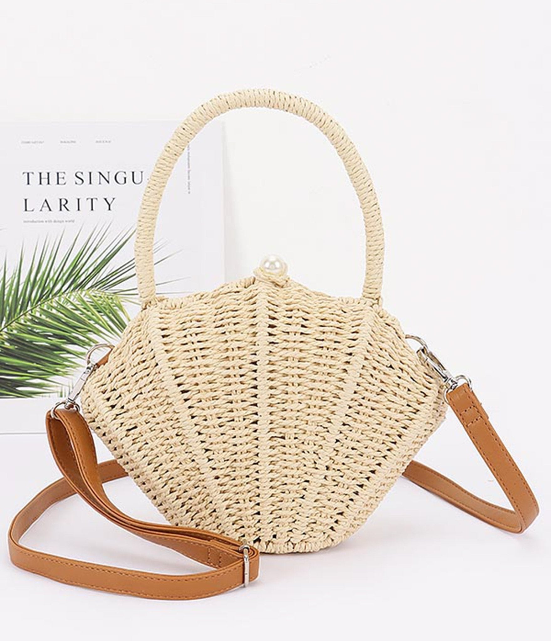 Ivory Handmade Shell Clutch - Unique Vintage - Womens, ACCESSORIES, HANDBAGS